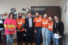 Warsztaty językowe  w ramach współpracy naszej szkoły z Centrum Aktywności Twórczej z Leszna