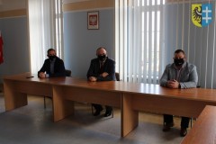 od lewej: Łukasz Porycki, Stanisław Tomczyszyn, Arkadiusz Dąbrowski