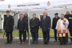 Uroczyste przekazanie samochodu pożarniczego jednostce OSP Osowa Sień