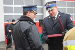 Uroczyste przekazanie samochodu pożarniczego jednostce OSP Osowa Sień