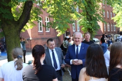 Wizyta Wojewody Lubuskiego w I Zespole Szkół im. S. Staszica we Wschowie