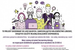 plakat Własna firma-start dla młodych