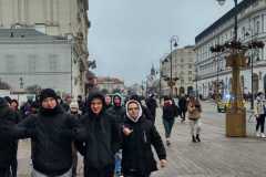 Uczniowie I Zespołu Szkół na wycieczce w Warszawie