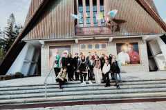 Uczniowie I ZS podczas wycieczki