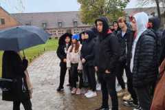 Uczniowie I ZS w trakcie zwiedzania