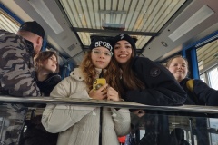 Uczniowie I ZS podczas wycieczki