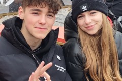 Uczniowie I ZS podczas wycieczki