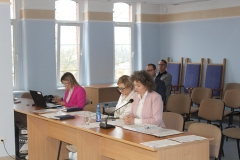 Uczestnicy posiedzenie Rady Powiatu Wschowskiego