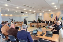 Podkom. Andrzelika Łuczak przedstawiła sprawozdanie z działalności   Komendy Powiatowej Policji we Wschowie