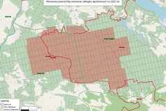 Teren objety zabiegami agrolotniczymi