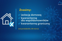 Plakat zniesienie obostrzeń covidowych
