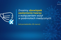 Plakat zniesienie obostrzeń covidowych
