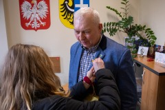 Uczniowie Zana podczas akcji Żonkil